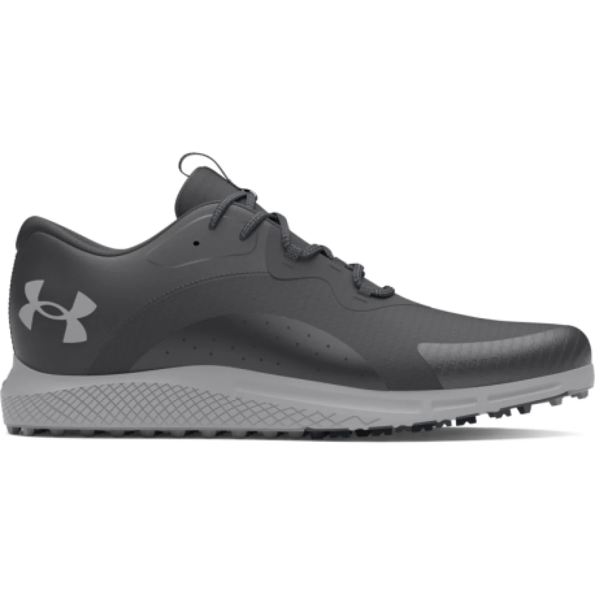 Pánske golfové topánky s hrotmi UNDER ARMOUR UA Charged Draw 2 SL black black mod gray · záber 1