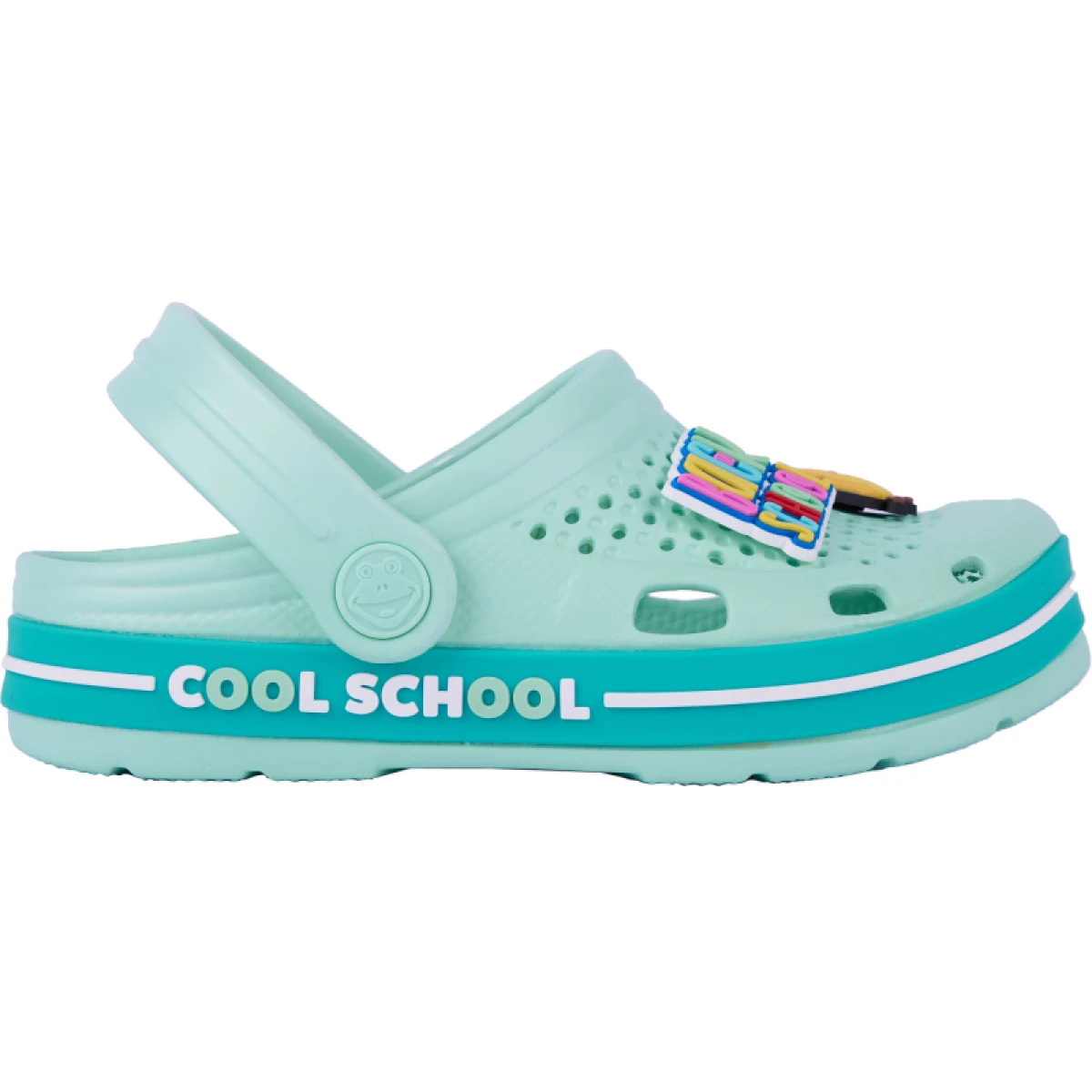 Dievčenské kroksy (rekreačná obuv) COQUI Lindo + Amulet light mint turquoise · záber 2