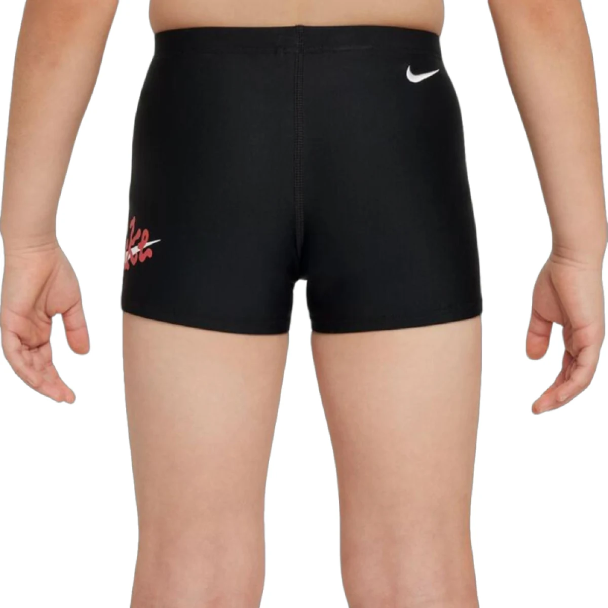 Chlapčenské plavky NIKE SWIM Scribble Square Leg-001-Black · záber 2