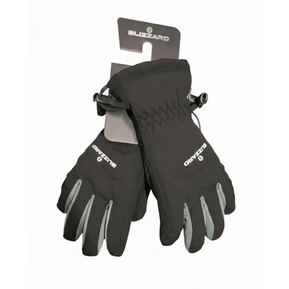 Juniorské lyžiarske rukavice BLIZZARD Spark junior ski gloves, black · záber 3