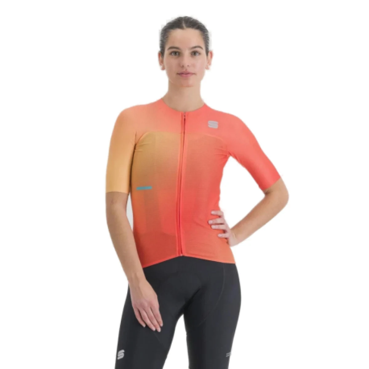 Dámsky cyklistický dres s krátkym rukávom SPORTFUL Light pro w jersey, shaded pompelmo · záber 1