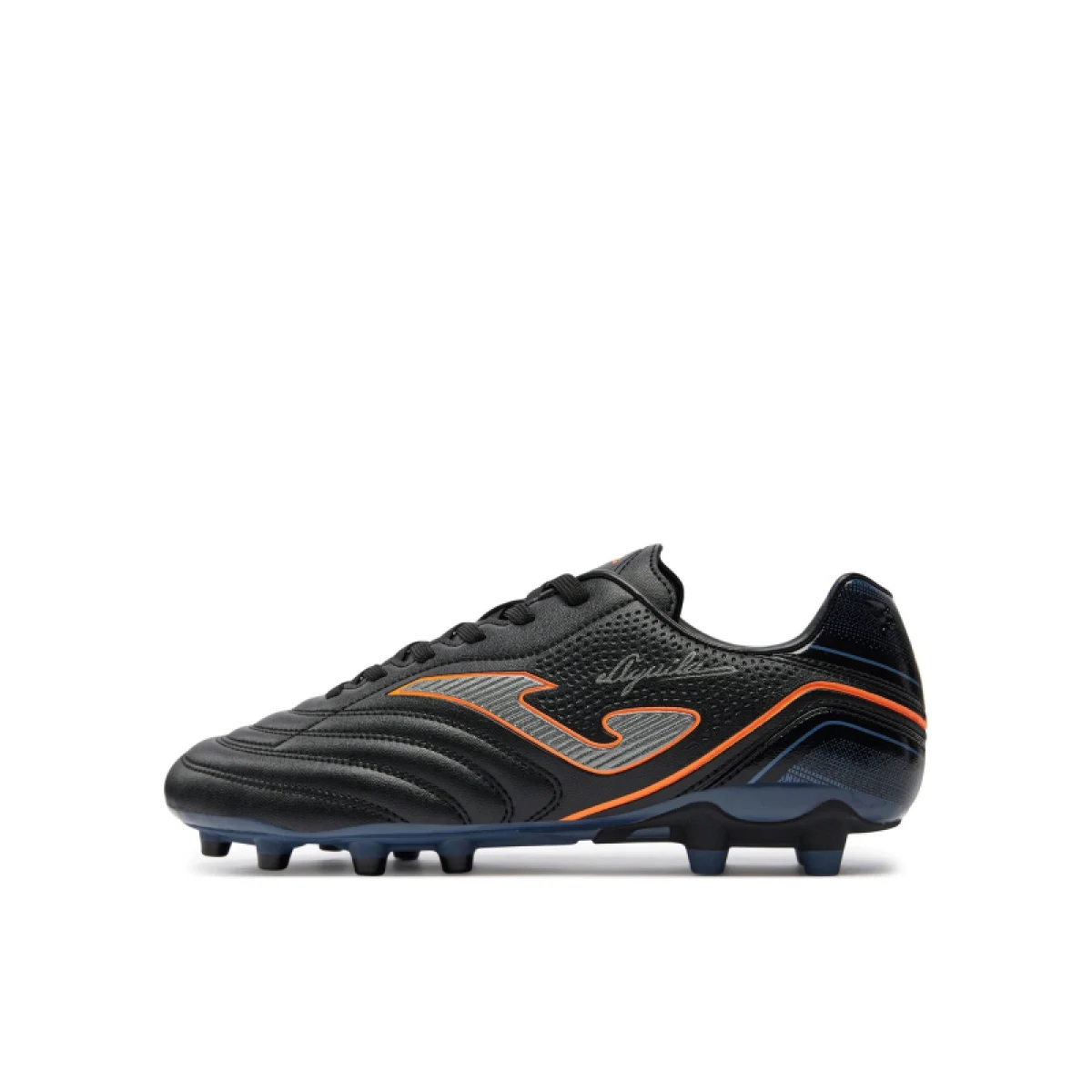 Pánske futbalové kopačky outdoorové JOMA Aguila M FG black blue · záber 2