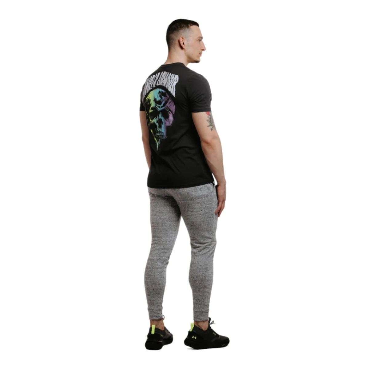 Pánske tepláky UNDER ARMOUR UA Rival Terry Jogger-GRY · záber 2