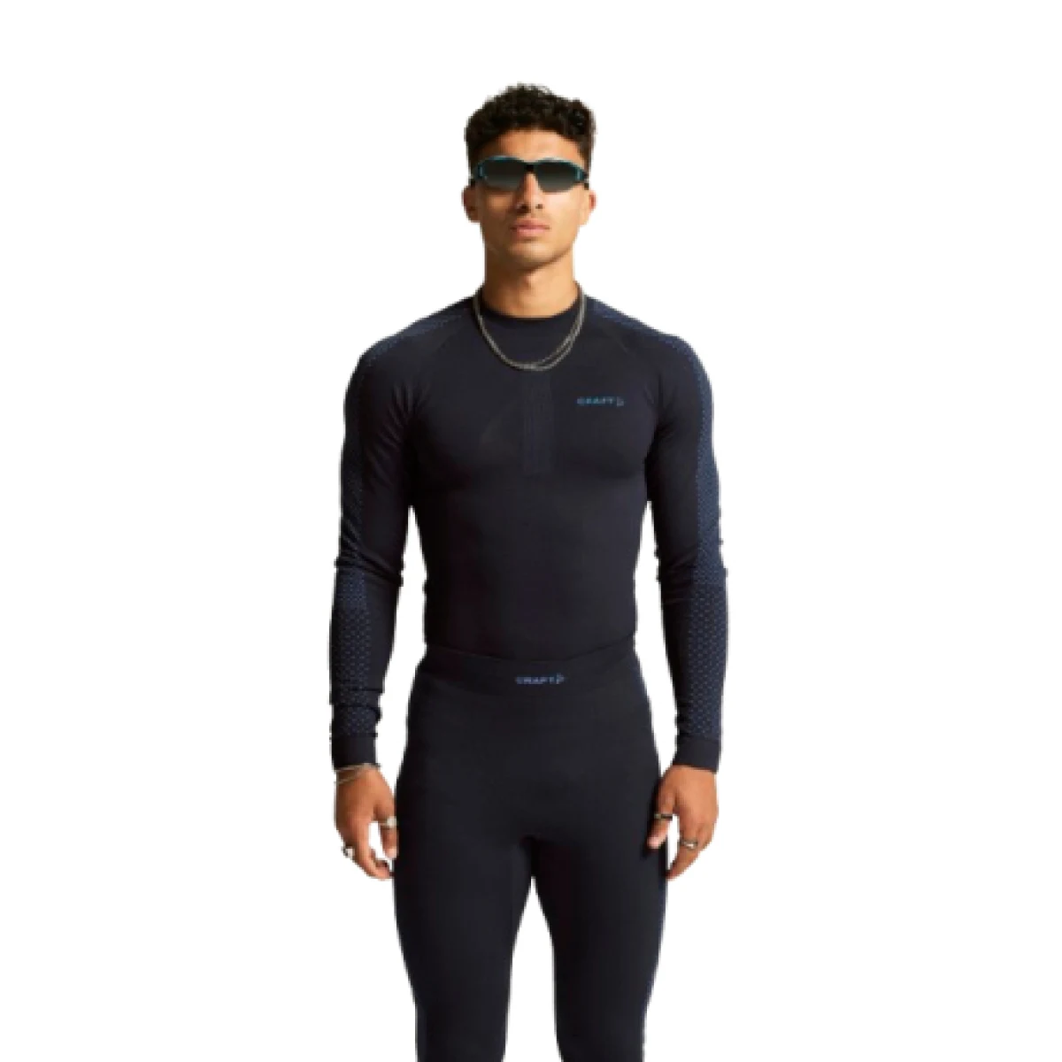 Pánske termo tričko s dlhým rukávom CRAFT ADV WARM INTENSITY LS M-396345-Blaze Royal · záber 1