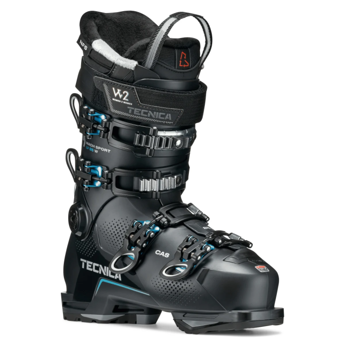 Dámske lyžiarky na zjazdovku - on piste TECNICA Mach Sport LV 85 W GW, ink blue - Veľkosť: 220-275, 1650 | Objem: Low volume | Hmotnosť: 1650 g · záber 3