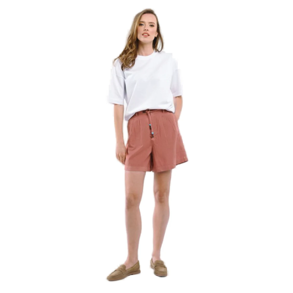 Dámske kraťasy VOLCANO P-ALESS-405-CORAL · záber 3