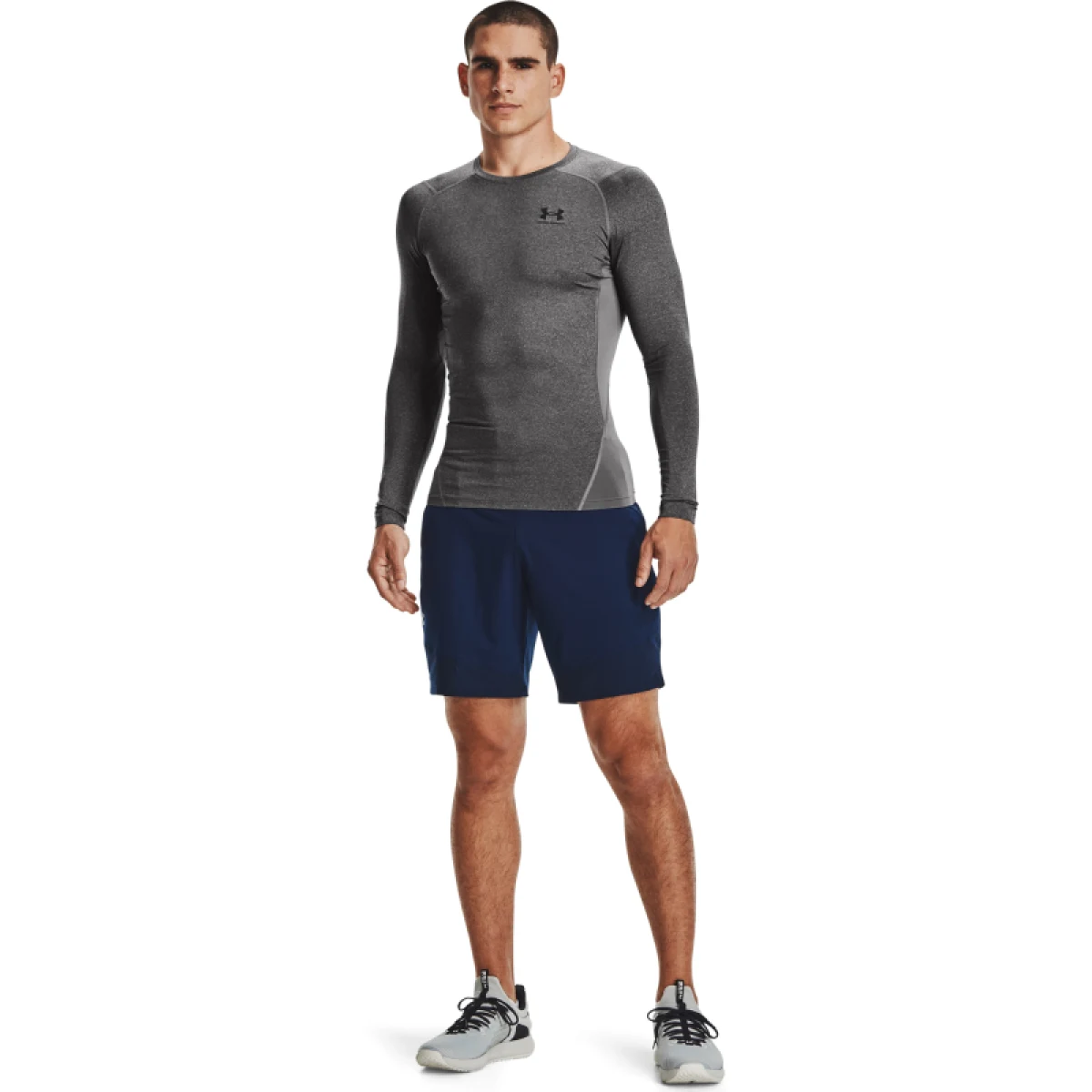Pánske kompresné tričko s dlhým rukávom UNDER ARMOUR UA HG Armour Comp LS-GRY · záber 4