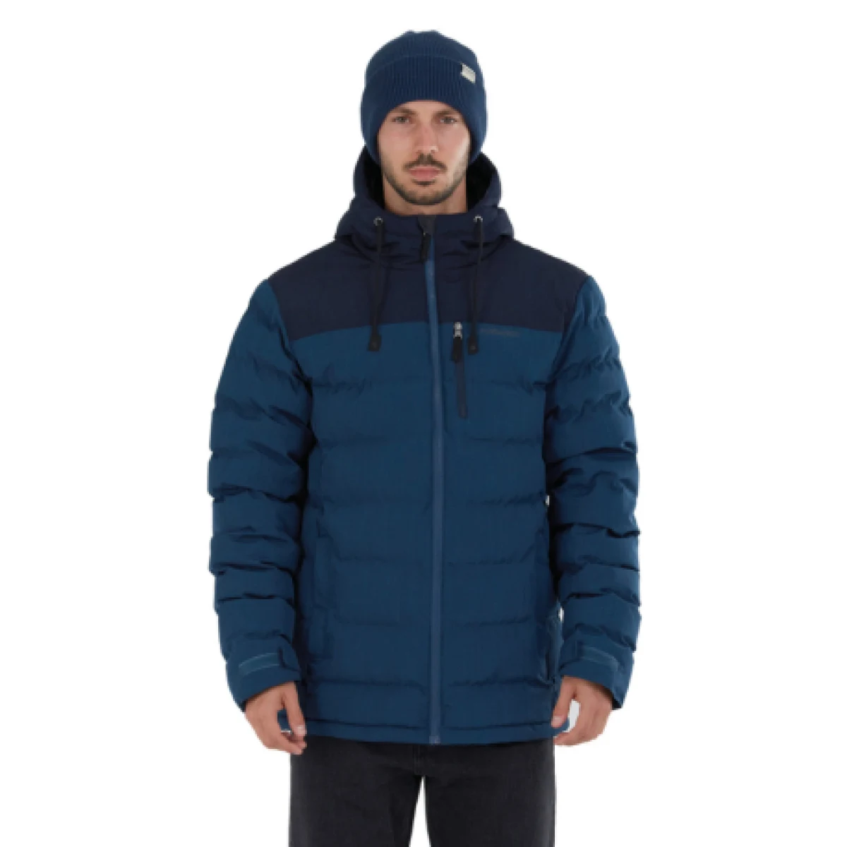 Pánska bunda FUNDANGO Passat Padded Jacket-460- turkis · záber 1