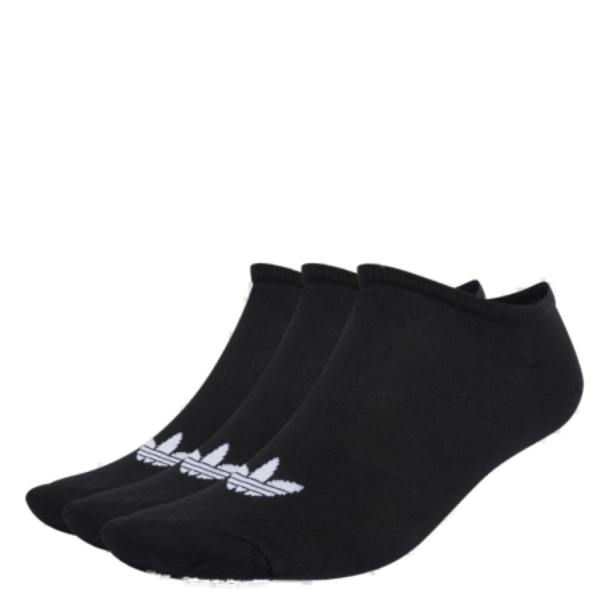 Ponožky ADIDAS ORIGINALS 3 PACK-TREFOIL LINER-S20274-BLACK BLACK WHITE · záber 1