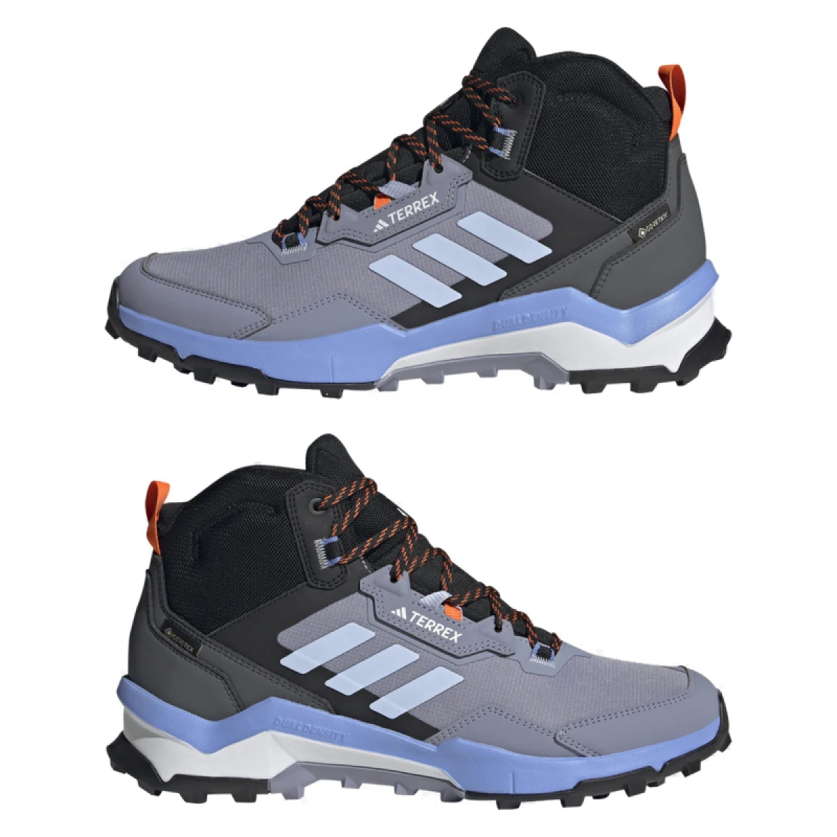 Pánska členková turistická obuv ADIDAS Terrex AX4 Mid GTX silver violet blue dawn core black · záber 3