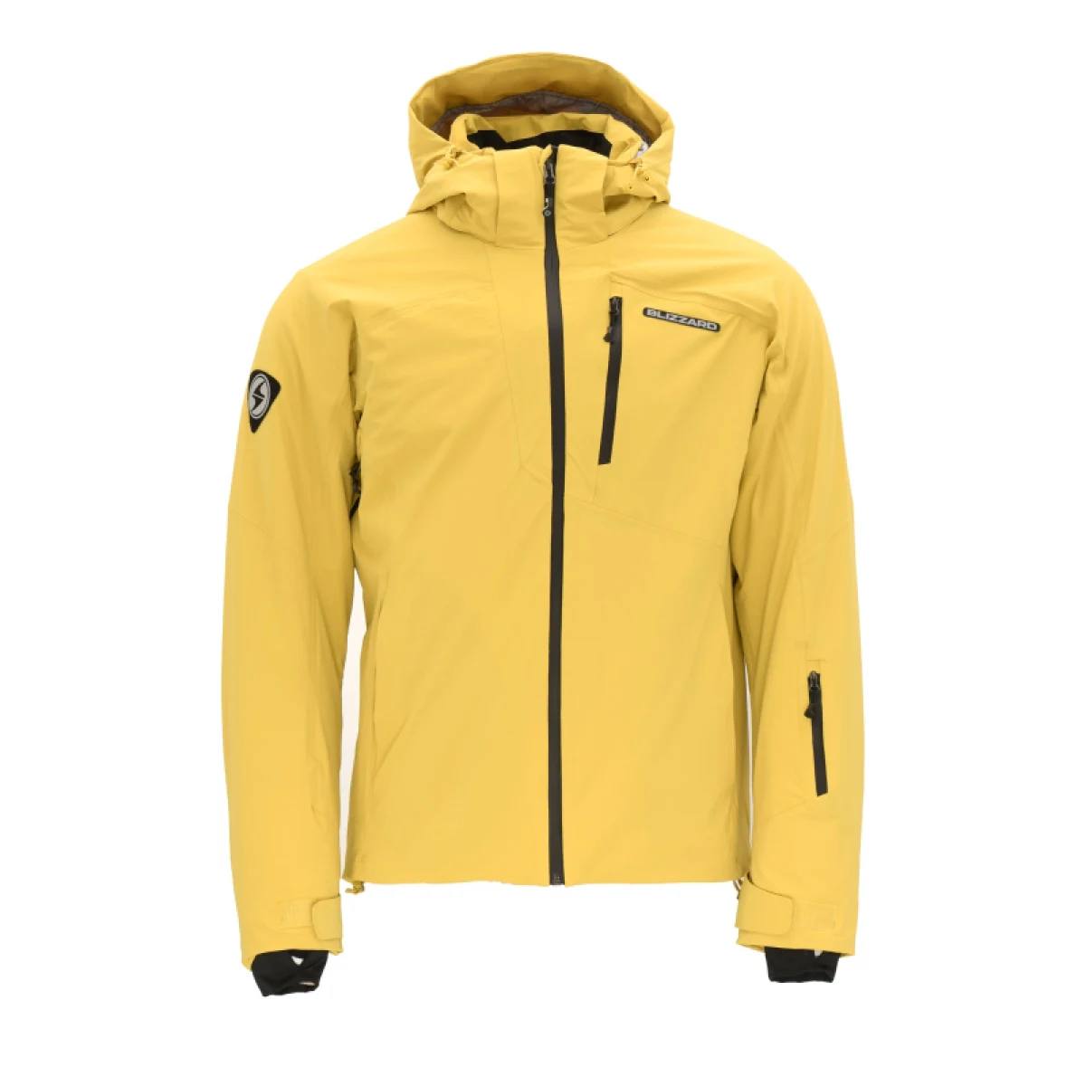 Pánska lyžiarska bunda s kapucňou BLIZZARD Ski Jacket Silvretta, mustard yellow · záber 3
