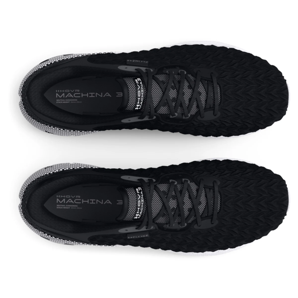 Dámska bežecká obuv UNDER ARMOUR UA W HOVR Machina 3 Clone black white black · záber 4