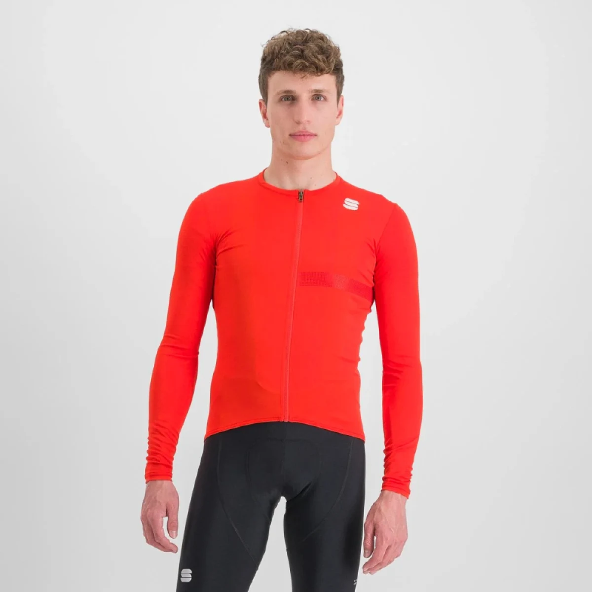 Pánsky cyklistický dres s dlhým rukávom SPORTFUL Matchy long sleeve jersey, chili red · záber 2