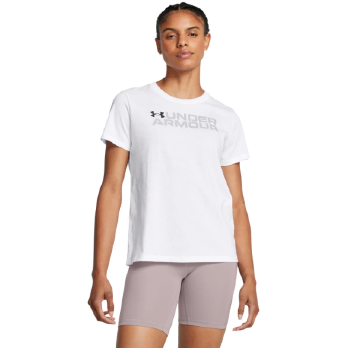 Dámske tričko s krátkym rukávom UNDER ARMOUR UA W BL PACK SS-WHT · záber 1