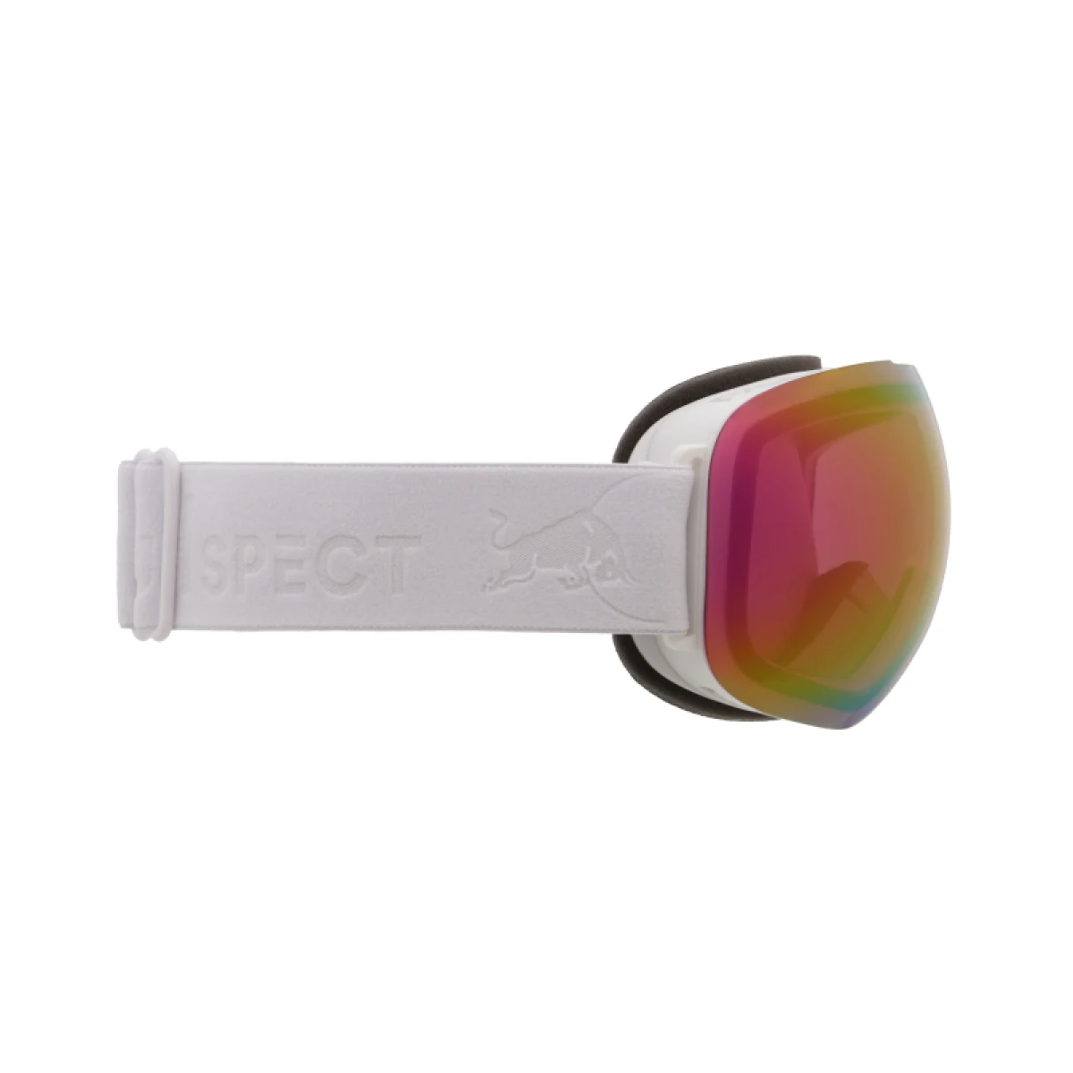 Lyžiarske okuliare RED BULL SPECT BENT-07RO2, white red with purple mirror · záber 3