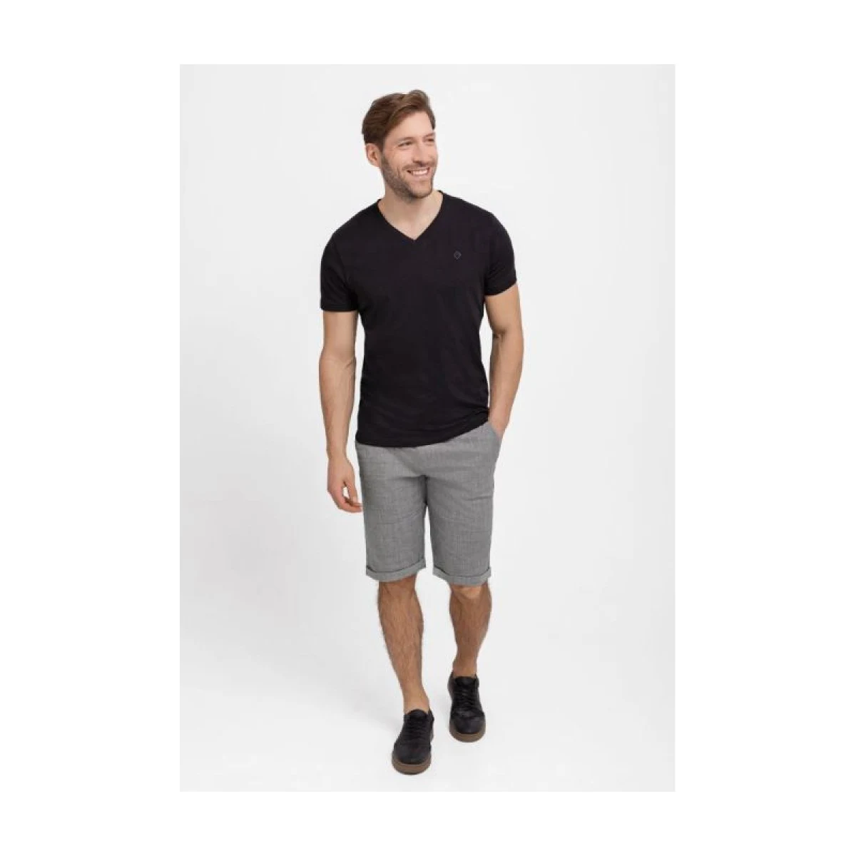 Pánske kraťasy VOLCANO DENZ-702-GREY · záber 3