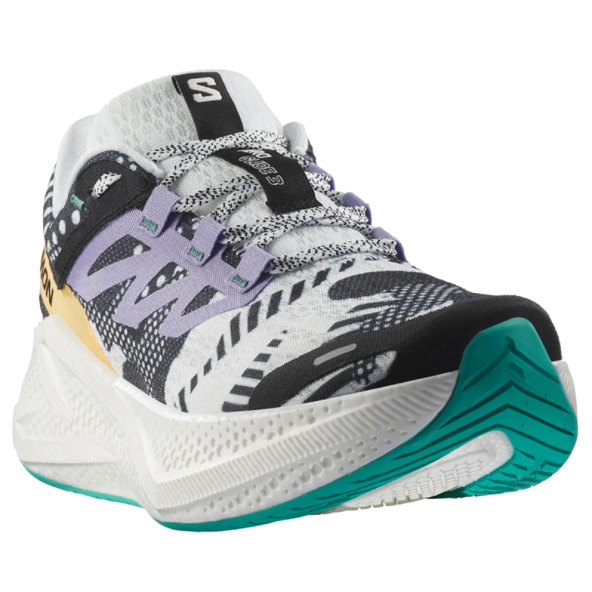 Pánska bežecká obuv SALOMON Aero Glide 3 Proto Pack M white black waterfall · záber 3