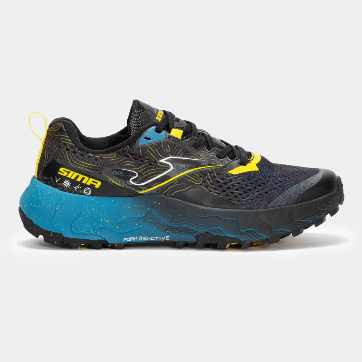 Pánska bežecká trailová obuv JOMA Sima 2501 M black blue · záber 2