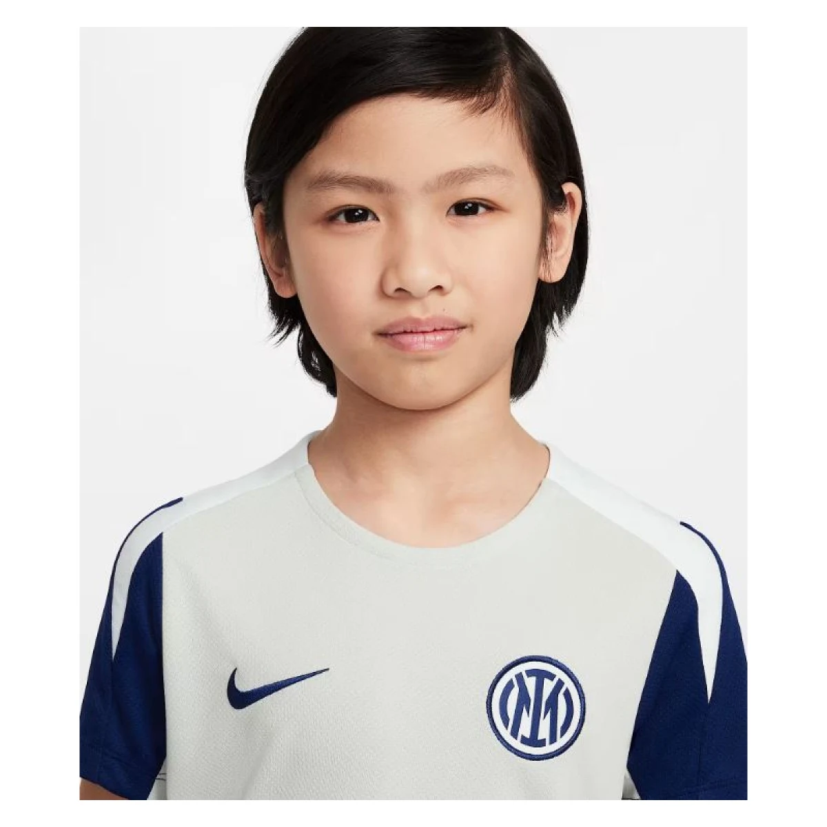 Chlapčenské tréningové tričko s krátkym rukávom NIKE INTER MILANO Y NK DF STRK SS TOP-092-Grey · záber 2