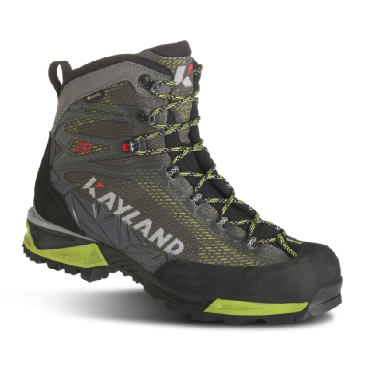 Pánska vysoká turistická obuv KAYLAND Rocket Gtx, Olive Lime · záber 1