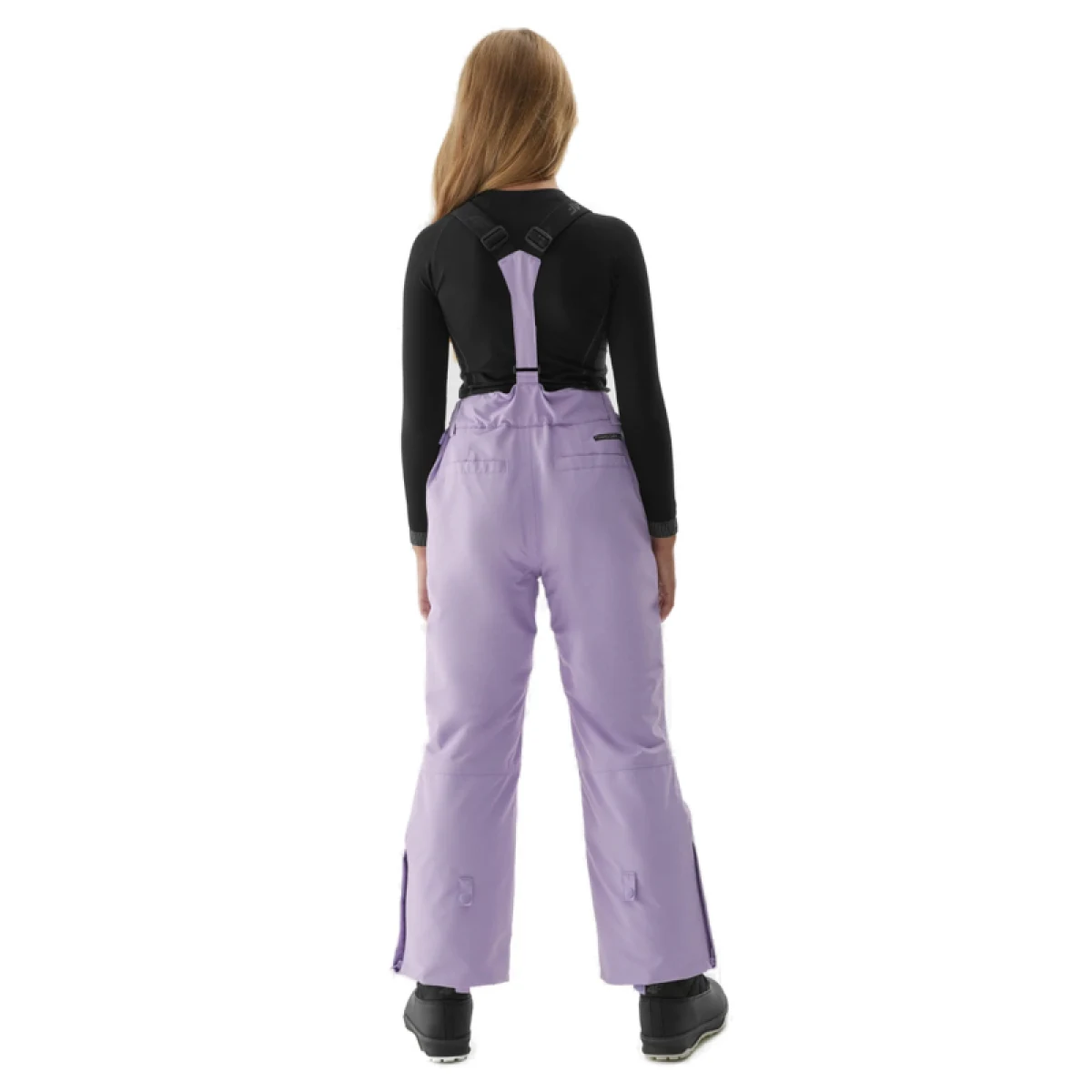 Dievčenské lyžiarske nohavice 4F JUNIOR TROUSERS FNK-JAW23TFTRF354-52S-LIGHT VIOLET · záber 5