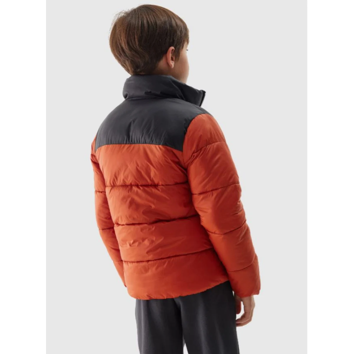 Chlapčenská bunda 4F JUNIOR DOWN JACKET-JWAW24TDJAM461-61S-DARK RED · záber 3