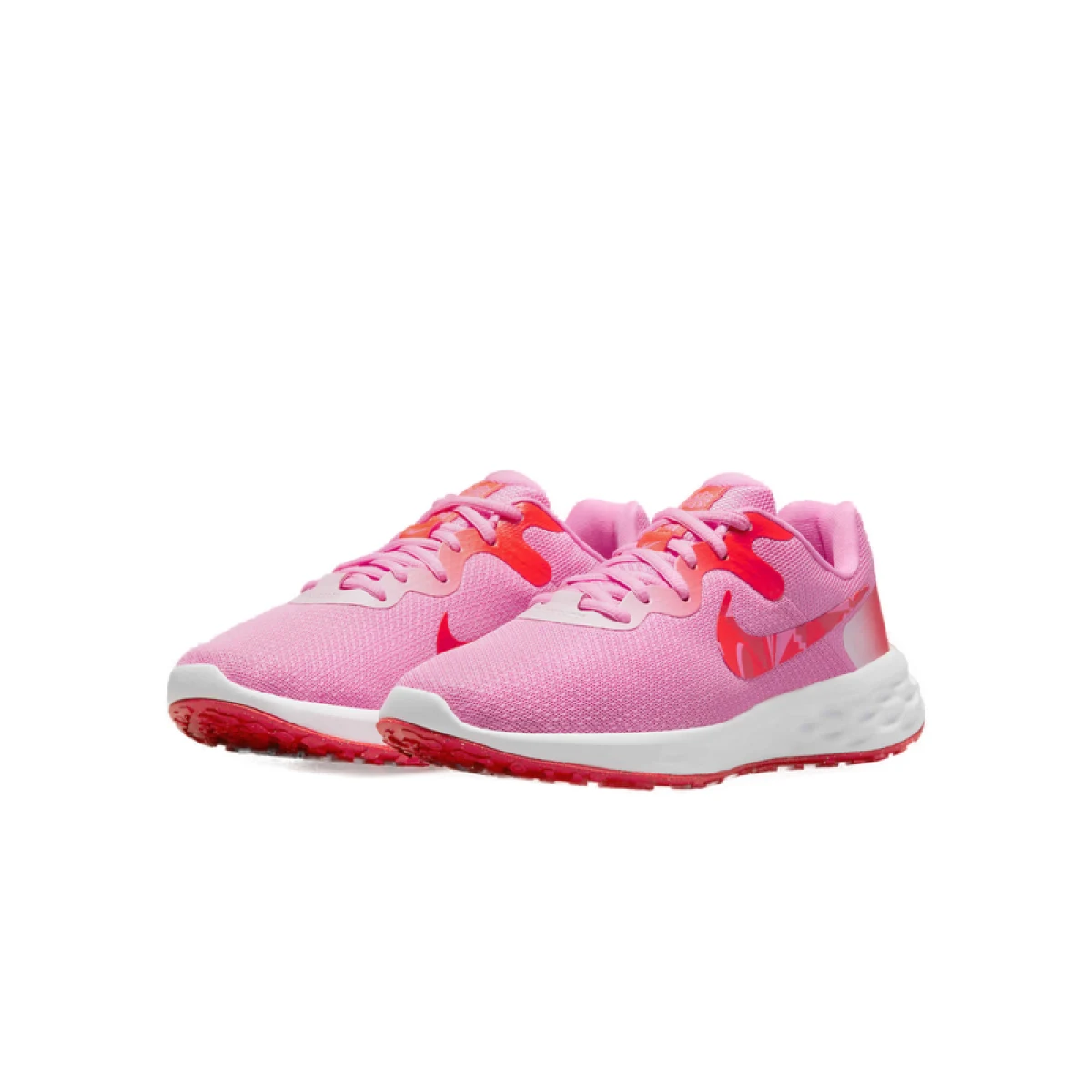 Dámska športová obuv (tréningová) NIKE Revolution 6 NN pink glow hyper pink punch bright crimson · záber 4