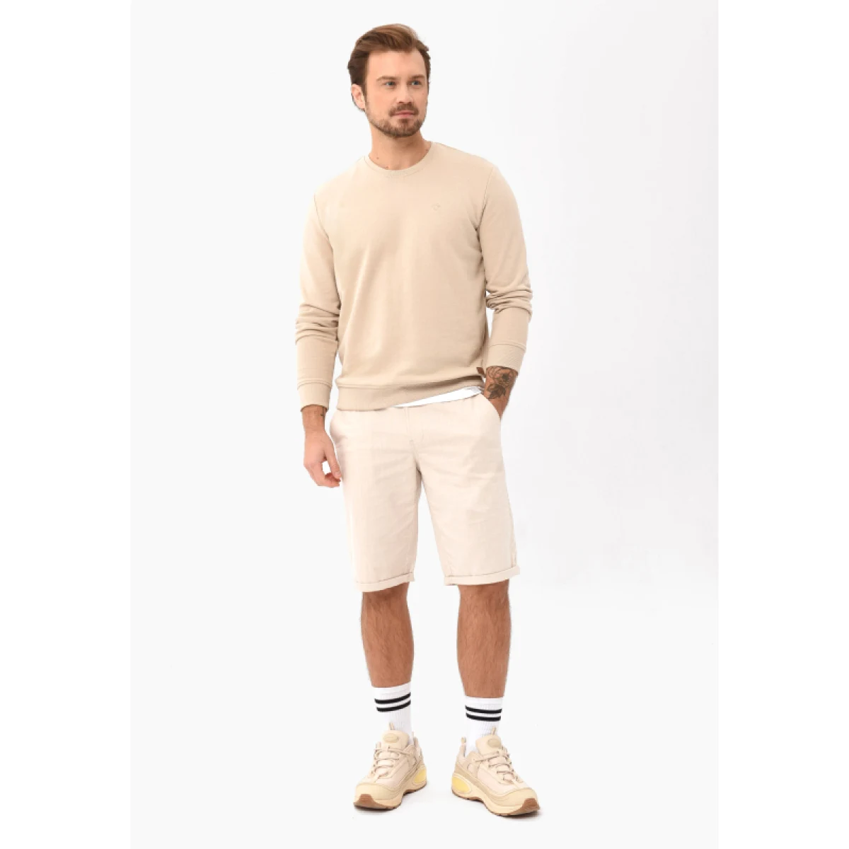 Pánske kraťasy VOLCANO DENZ-101-CREAM · záber 3