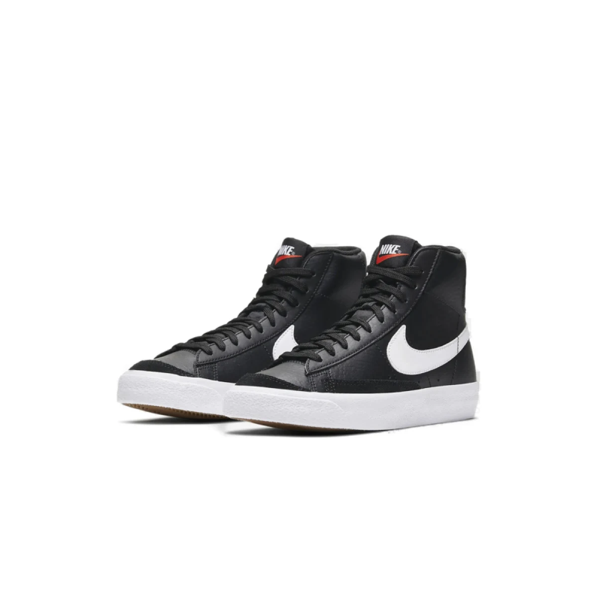 Juniorská vychádzková obuv NIKE Blazer Mid 77 black white team orange · záber 3