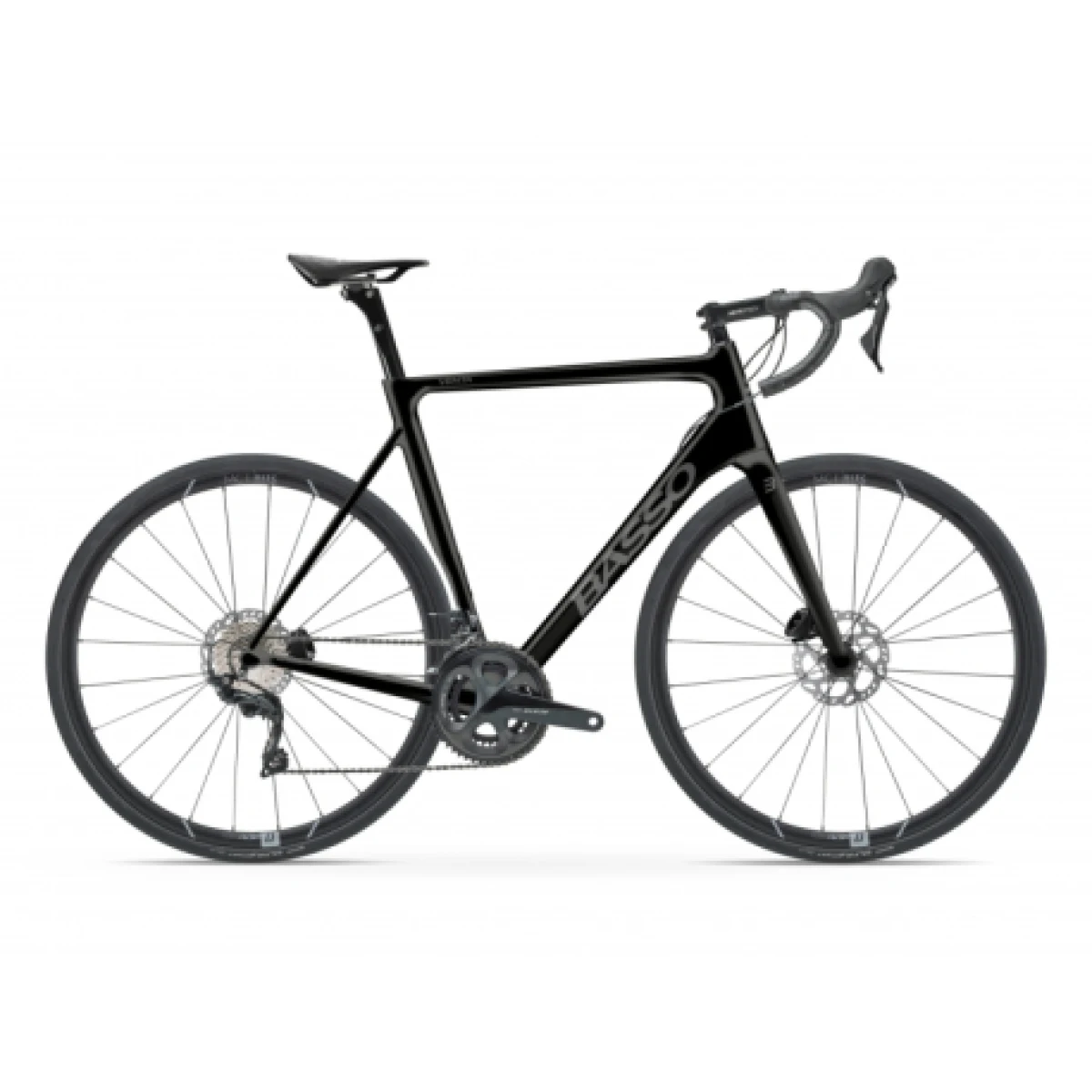 Cestný bicykel BASSO Venta disc, stealth, Shimano 105, Microtech MCT · záber 1