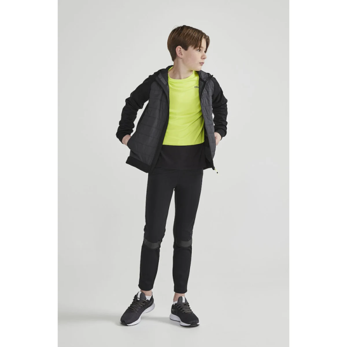 Juniorské nohavice na skialp CRAFT ADV WARM XC TIGHTS JR-999000-Black · záber 4