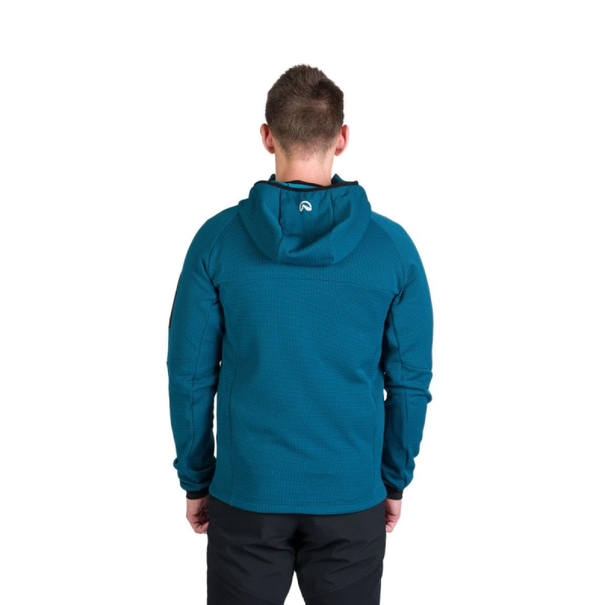 Pánska turistická mikina so zipsom NORTHFINDER GIOELE-630inkblueblack · záber 5