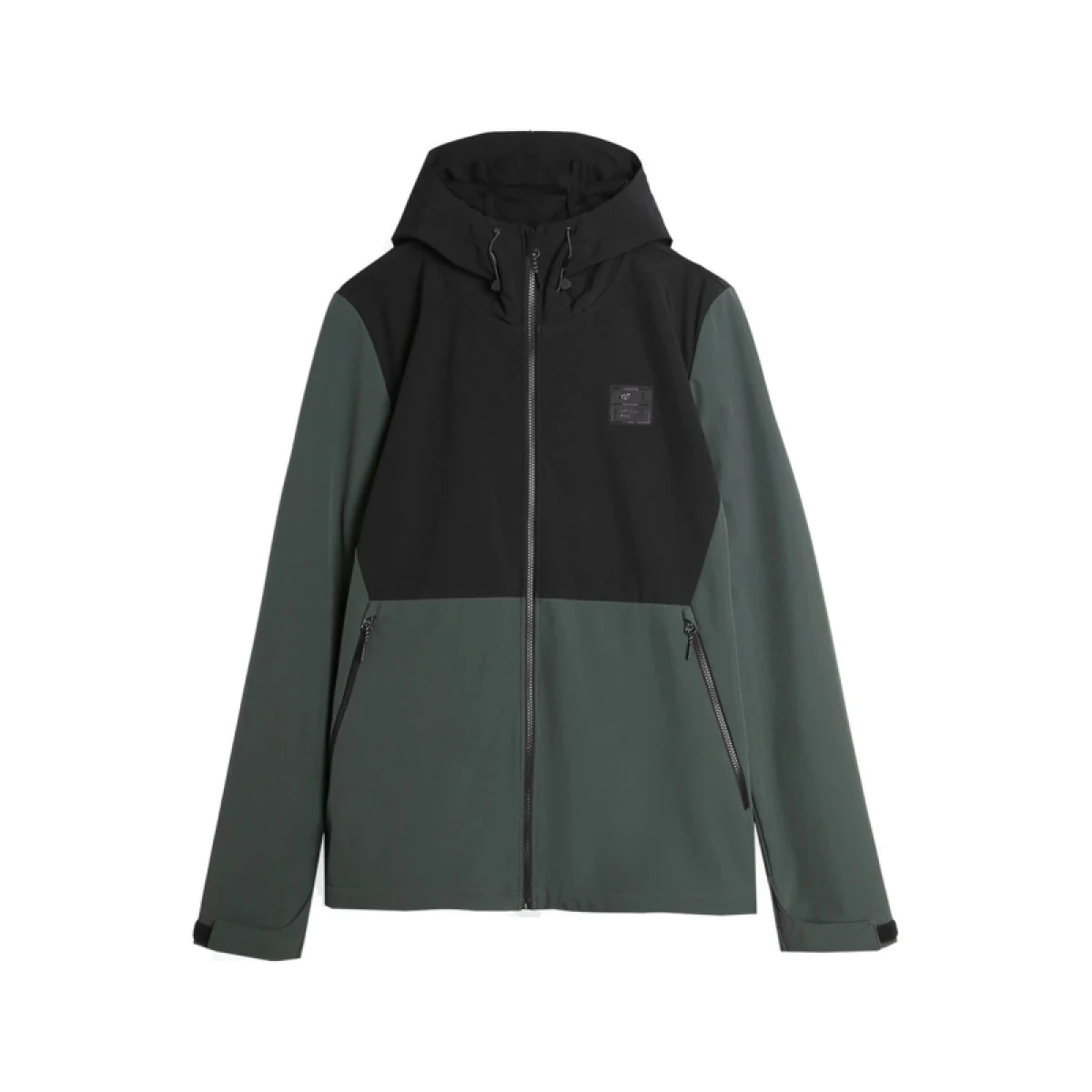 Pánska turistická softshellová bunda 4F SOFTSHELL JACKET-AW23TSOFM155-40S-DARK GREEN · záber 5