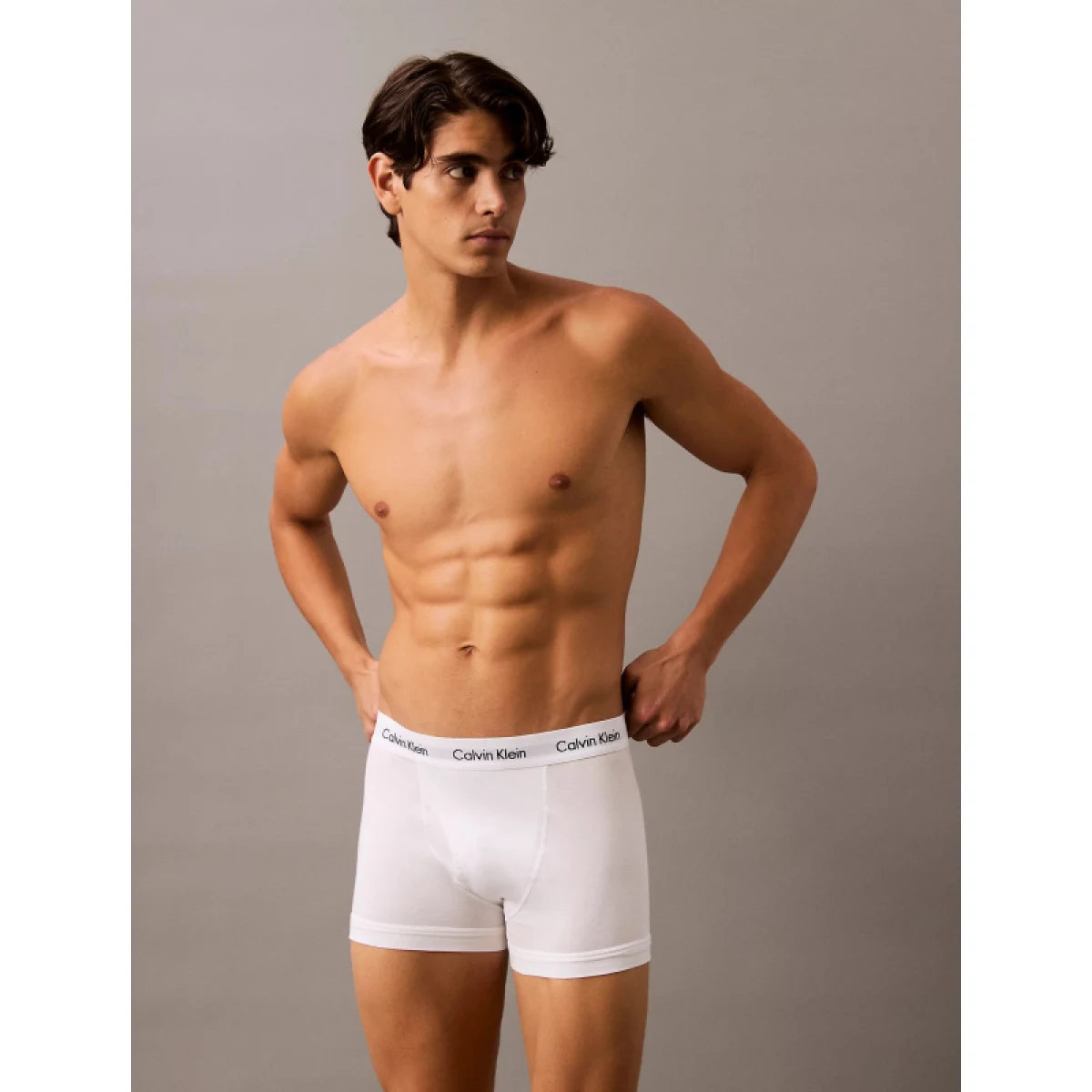 Pánske boxerky CALVIN KLEIN 3 Pack Icon Relaxed Fit Trunks · záber 3