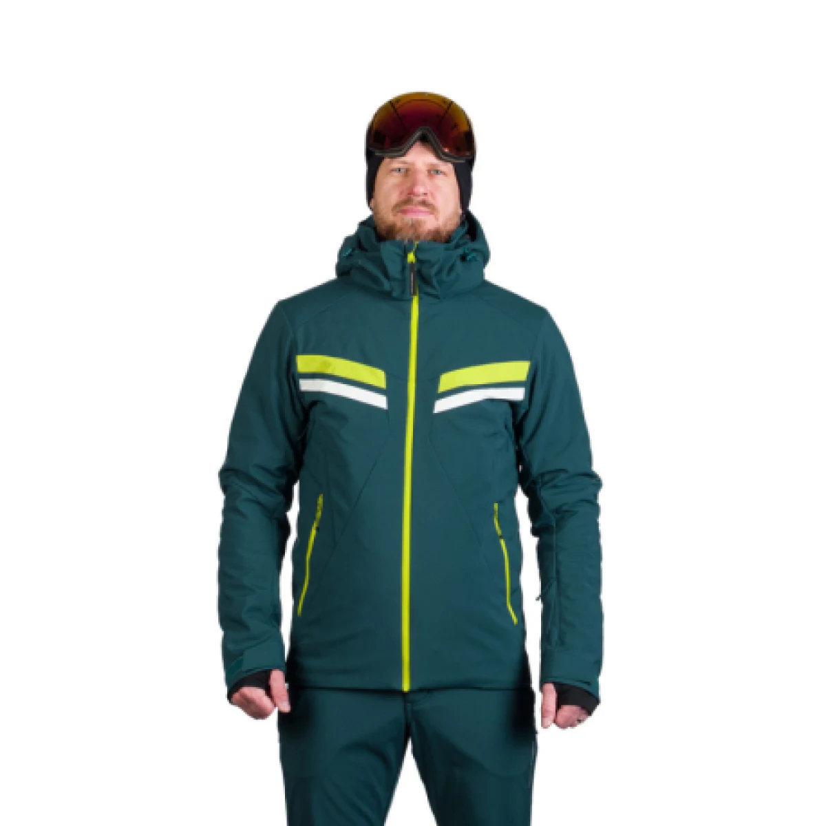 Pánska lyžiarska bunda NORTHFINDER UGO-640inkbluegreen · záber 1