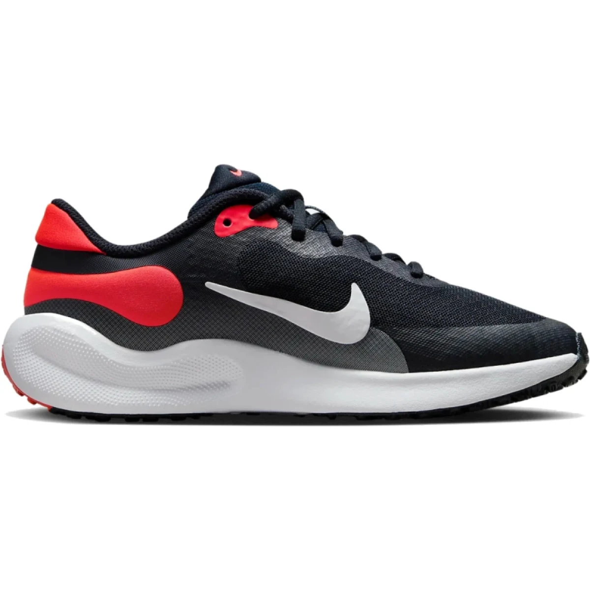 Chlapčenská športová obuv (tréningová) NIKE Revolution 7 dark obsidian bright crimson black white · záber 2
