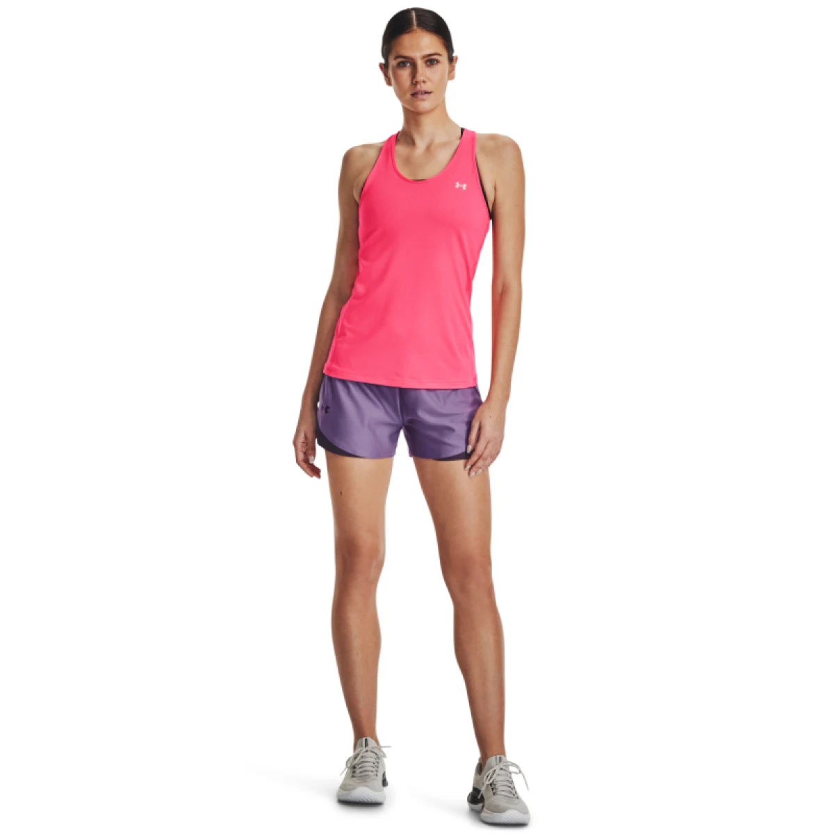 Dámske tréningové tielko UNDER ARMOUR UA HG Armour Racer Tank-PNK 683 · záber 4