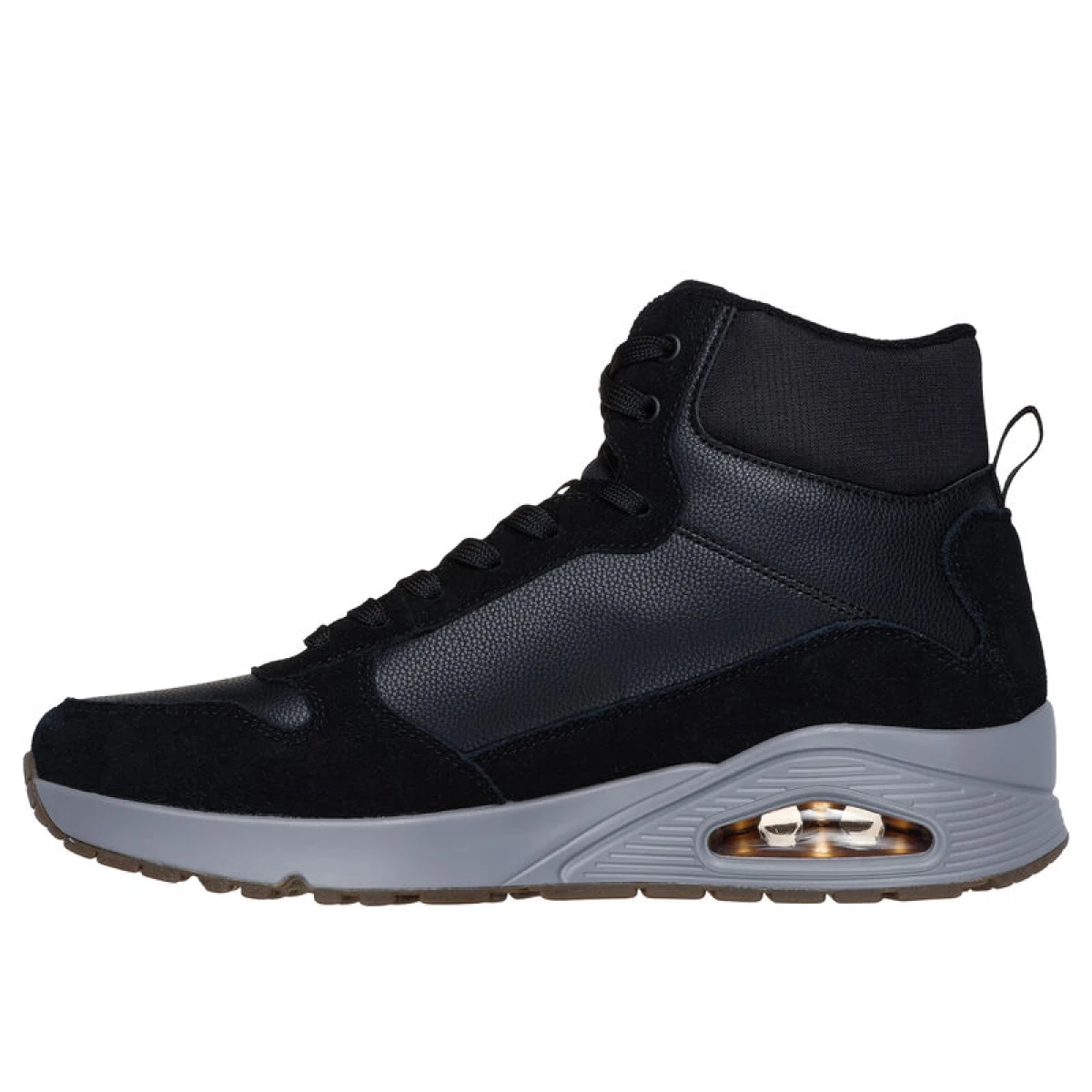 Pánske členkové zimné topánky SKECHERS Uno Mid Sneaker black · záber 2