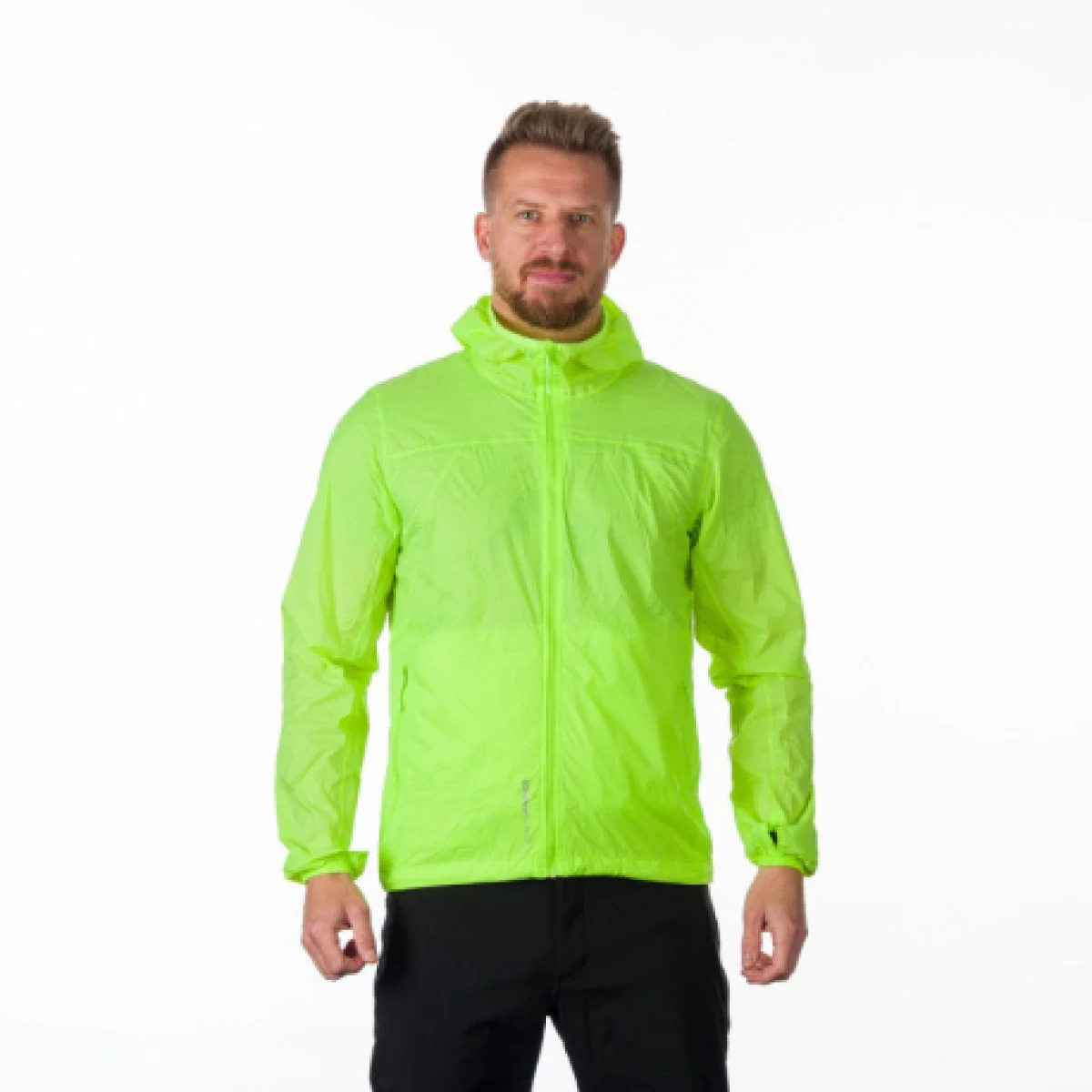 Pánska tréningová bunda s kapucňou NORTHFINDER NORTHKIT-BU-3267OR-green · záber 1