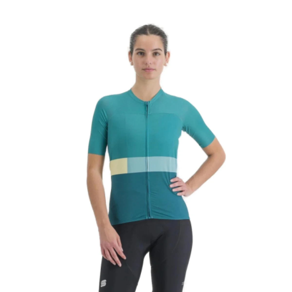 Dámsky cyklistický dres s krátkym rukávom SPORTFUL Snap w jrs, shade spruce light green · záber 1