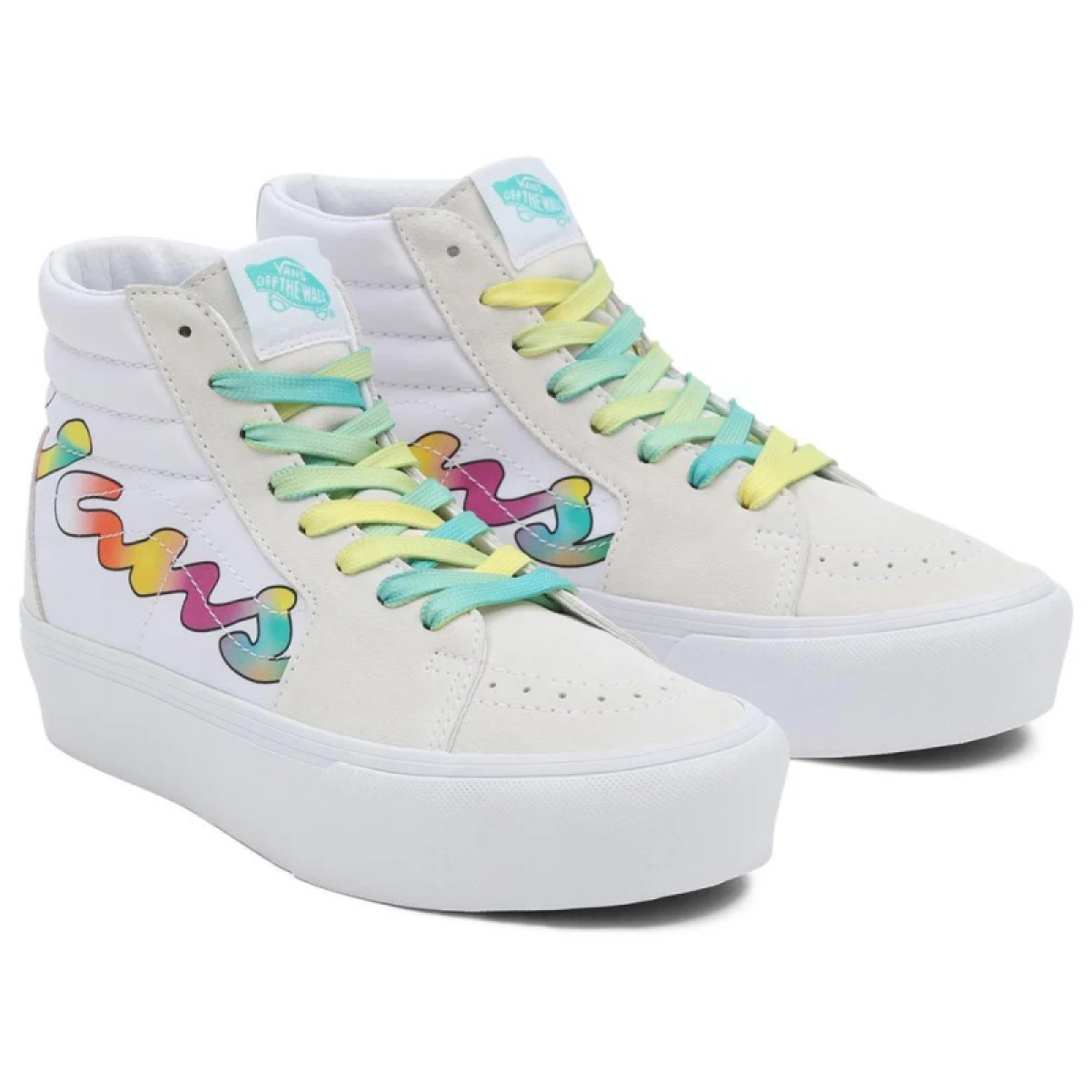 Dámska vychádzková obuv VANS UA SK8-HI Platform 2 (Spring Fade) white true white · záber 3