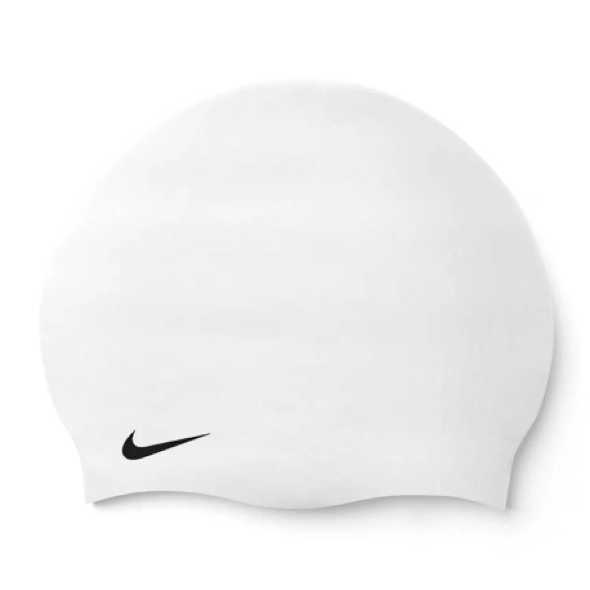 Plavecká čiapka NIKE SWIM SOLID SILICONE CAP WHITE-WHITE · záber 1