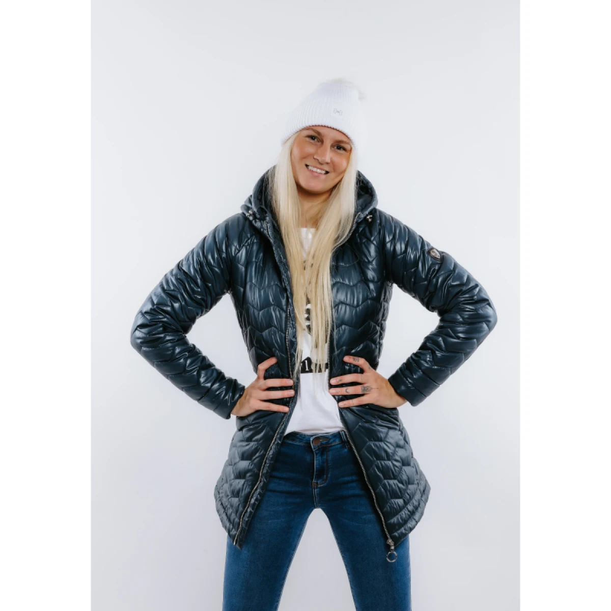 Dámska bunda AUTHORITY CJ-CAMELIA blue · záber 2