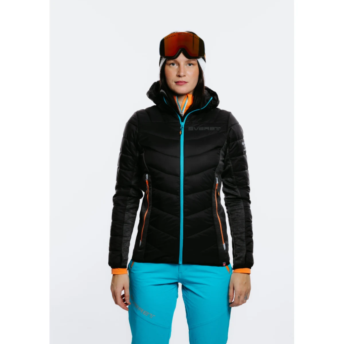 Dámska bunda na skialp EVERETT SkiToura PRIMALOFT jacket W black · záber 3