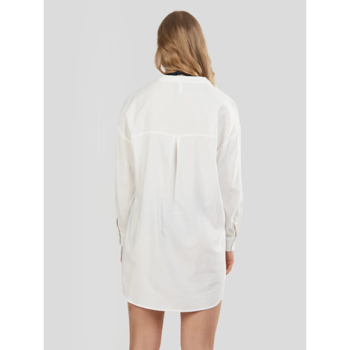 Dámska košeľa s dlhým rukávom FUNDANGO Athene Cover-up-100-white · záber 4