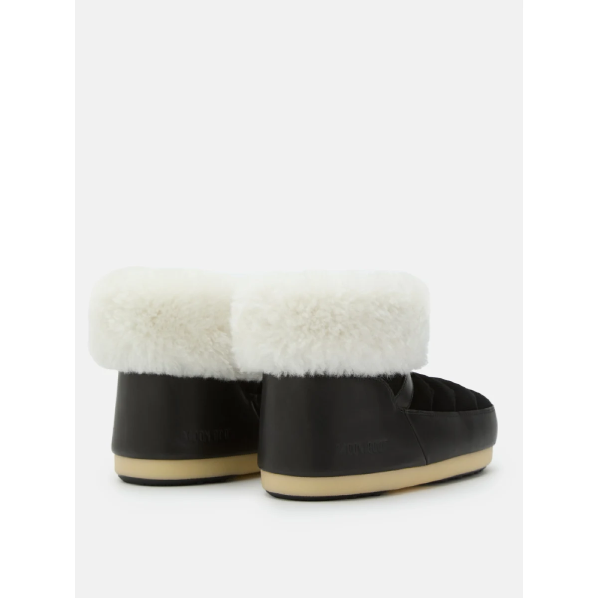 Nízke zimné topánky MOON BOOT MB EVX IGLOO NL02 BLACK NATURAL · záber 4