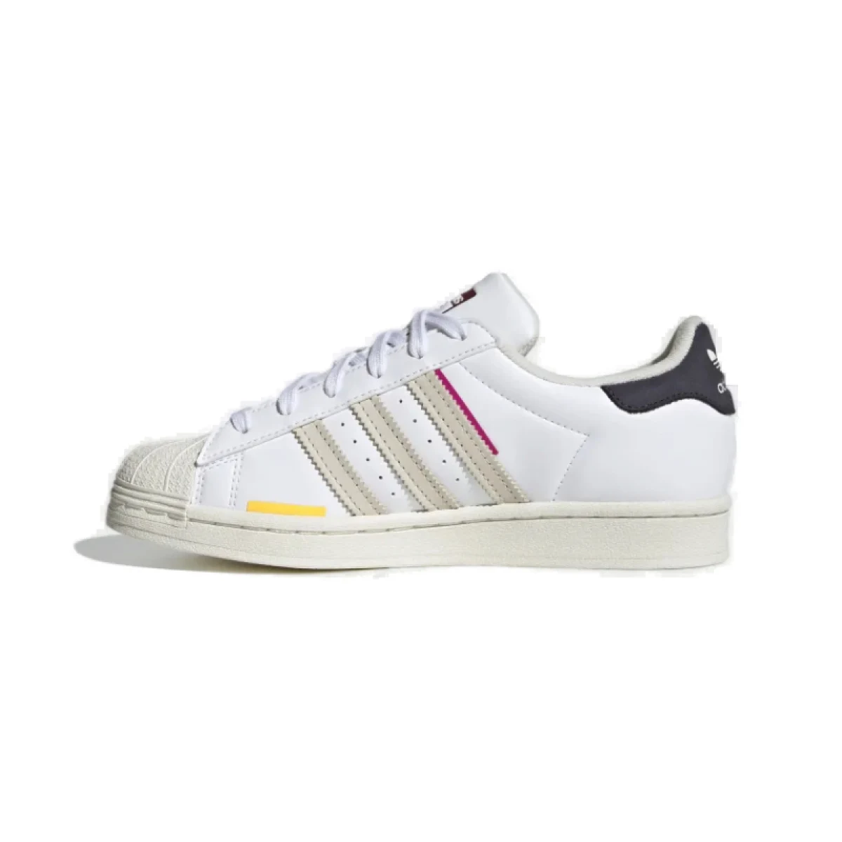 Dámska rekreačná obuv ADIDAS ORIGINALS Superstar cloud white aluminium shadow navy · záber 2