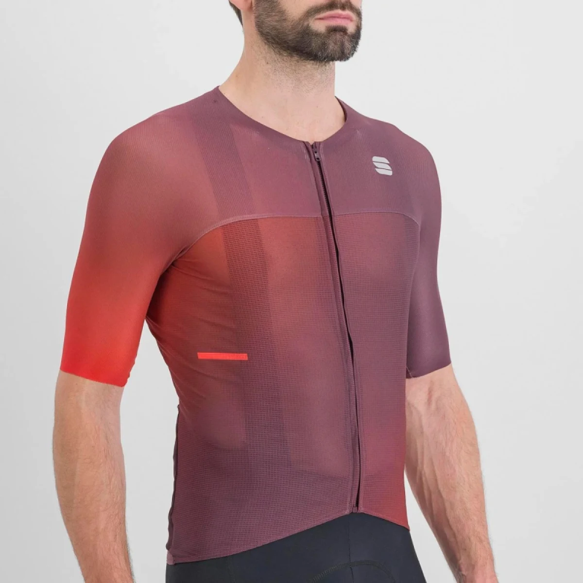 Pánsky cyklistický dres s krátkym rukávom SPORTFUL Light pro jersey, shaded huckleberry · záber 4