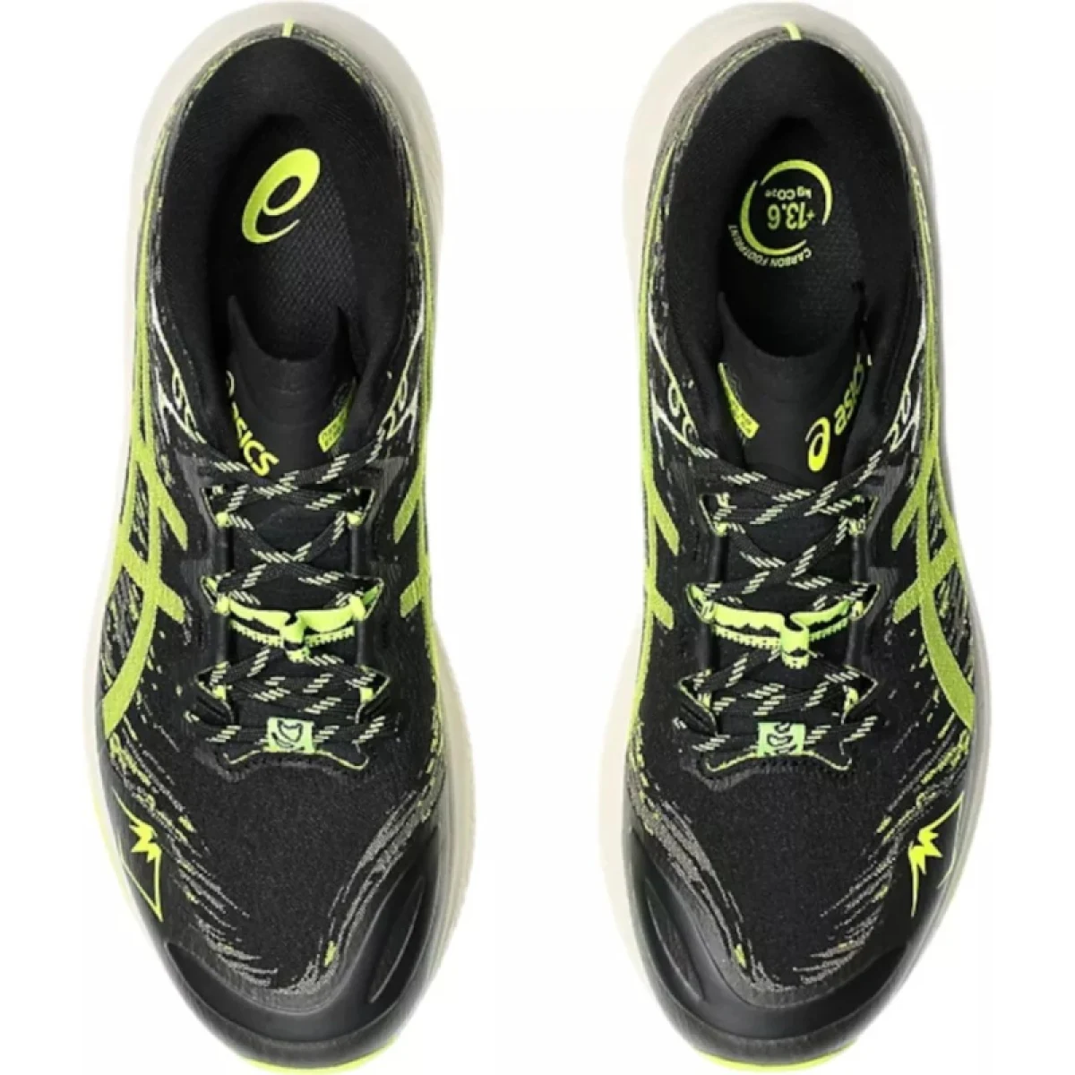 Pánska bežecká trailová obuv ASICS Fuji Lite 5 black safety yellow · záber 3