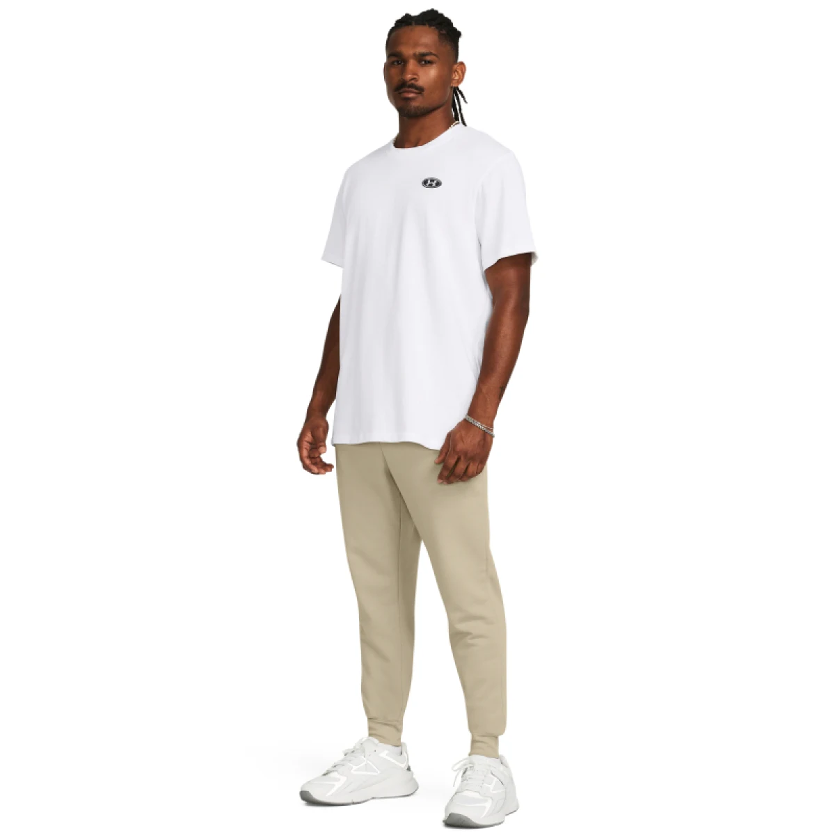 Pánske tepláky UNDER ARMOUR UA Rival Terry Jogger-BRN · záber 4